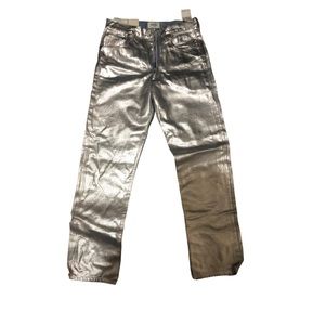 Agolde Silver High Rise Women Jeans